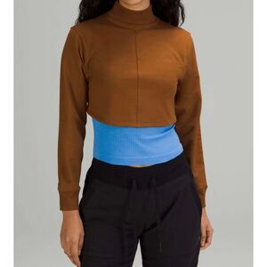 Lululemon LA Reversible Mock Neck Copper Brown